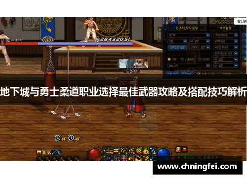 地下城与勇士柔道职业选择最佳武器攻略及搭配技巧解析